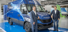 Giorgio Delpiano SVP Business Mobility Shell & Gerrit Marx CEO Iveco Group