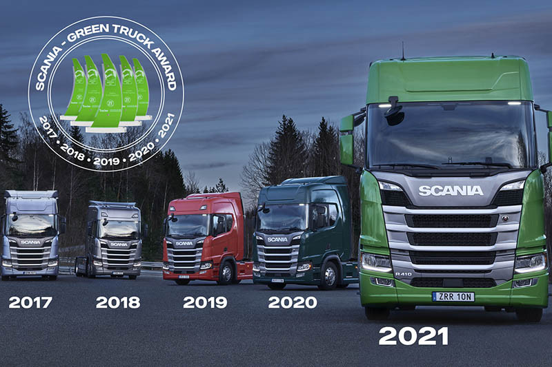Green Truck Award. Scania 2021