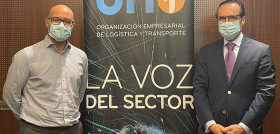 El presidente de UNO Logística, Francisco Aranda, y el managing director de Jobandtalent España, Jesús Rebollo