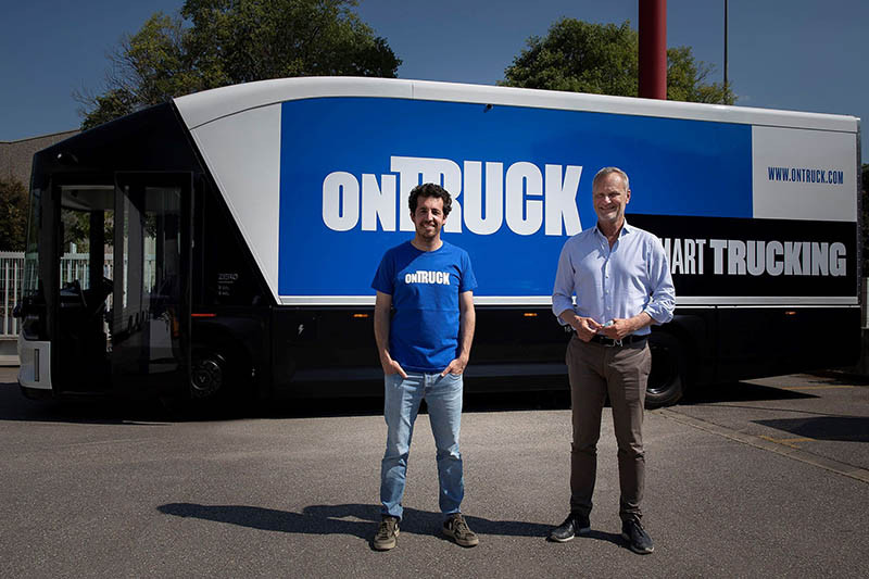 On truck Volta Trucks