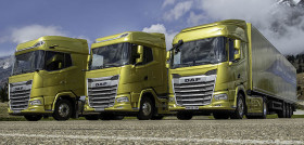 1. The New Generation DAF trucks 2021. From left to right XG+ XG and XF