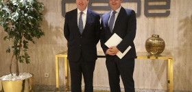 Antonio Garamendi (CEOE) y Marcos Basante (ASTIC)