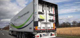 Gegenwind mit Wirkung – weniger Kraftstoff und CO2: Mercedes-Benz Trucks, die Vion Food Group, Schmitz Cargobull und Betterflow präsentieren hocheffizienten SattelzugHeadwinds with an effect – le