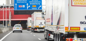 Aankomst European Truck Platooning Challenge