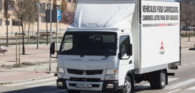 MADRID. 12-3-16. CAMION FUSO CANTER. FOTO: JOSE RAMON LADRA.