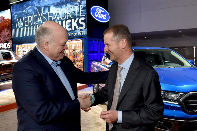 Jim Hackett and Herbert Diess