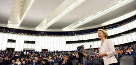 Ursula Von der Leyen, Candidate for President of the EC, at the Plenary session of the EP