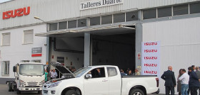 isuzu duarte trucks inauguracion