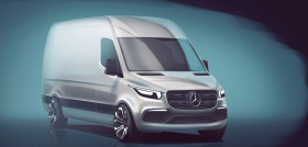 Skizze gibt Vorgeschmack auf künftige Designsprache: Mercedes-Benz Vans enthüllt erste Details zum neuen Sprinter