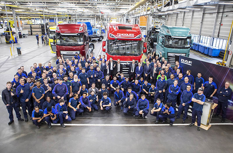 02. DAF Trucks Employees celebrate start of production of New Generation DAF trucks