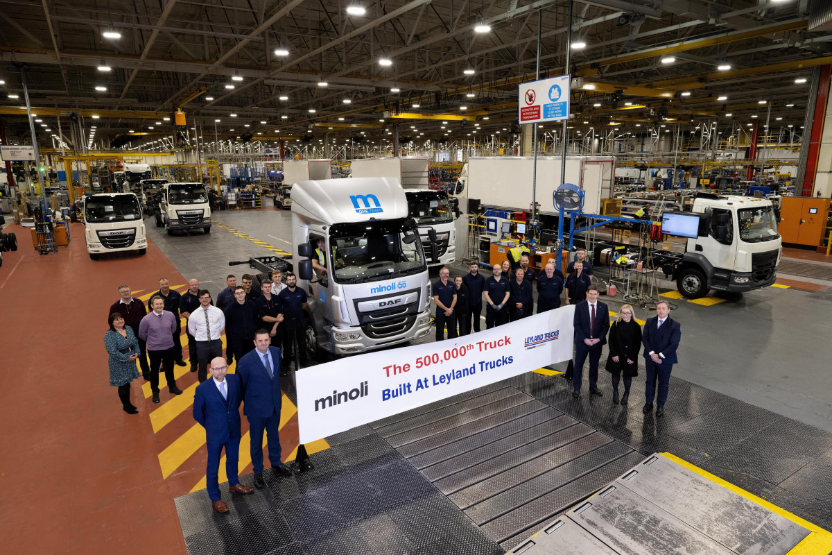 DAF Leyland Trucks half million vehicle production milestone