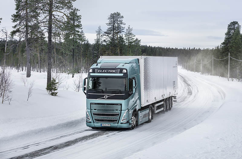 Volvo Trucks electric invierno 2