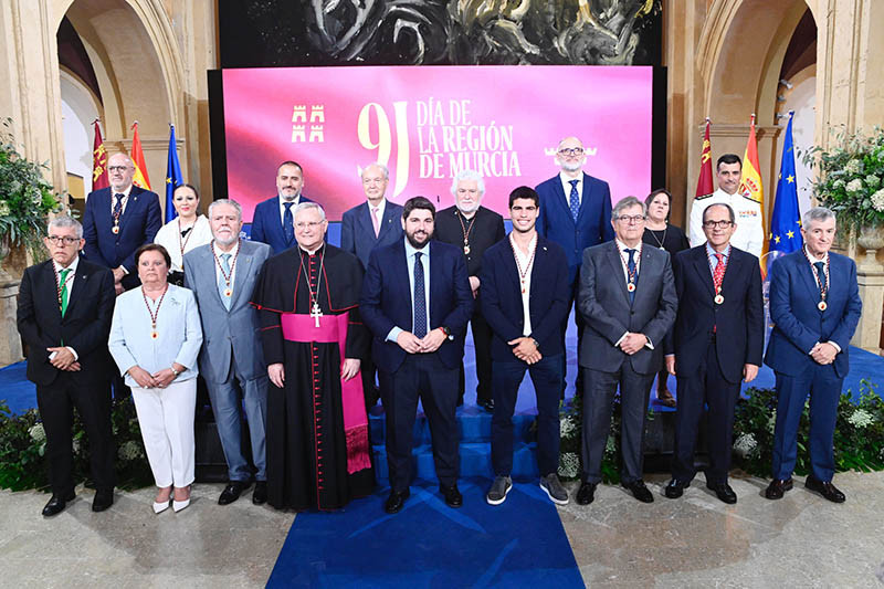 Premiados Medalla Oro (Foto CARM)