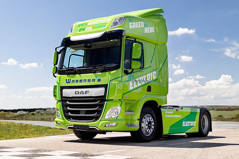 Waberers goes zero emission with DAF CF Electric