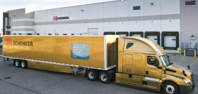 DB Schenker USA Golden Truck