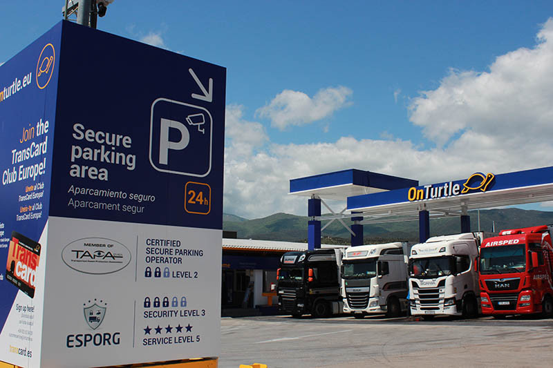 OnTurtle Parking Camiones La Jonquera