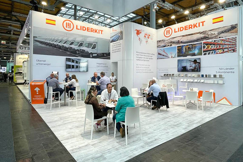 Stand de Liderkit en la IAA 2022