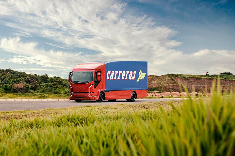 Camión Hidrógeno Carreras Fuente Tevva