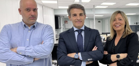 Equipo directivo de la división de transporte marítimo y aéreo del Grupo Moldtrans