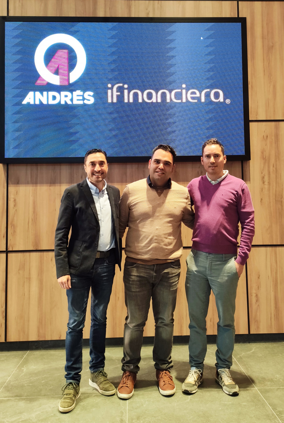Javier Andrés, Mikel Payo, Iván Andrés ok