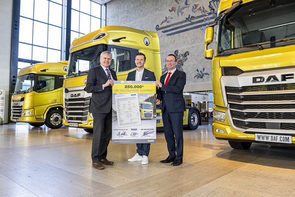 01 250000th DAF MultiSupport Repair and Maintenance contract