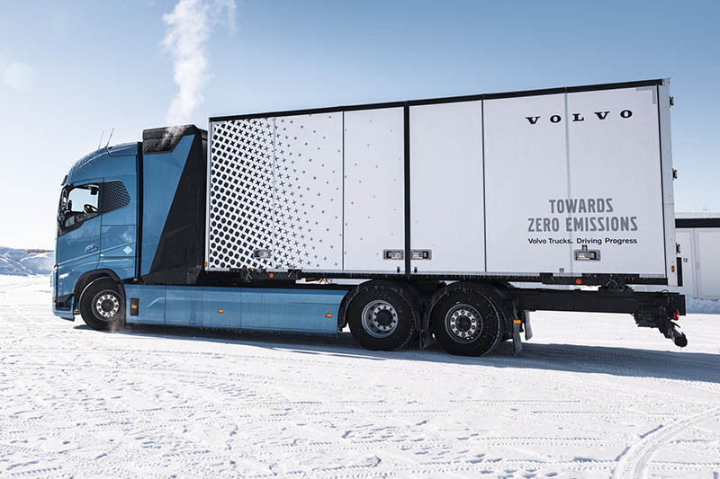 Volvo fuel cell testing water vapor 3