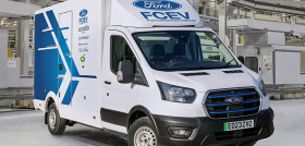 Ford E Transit hydrogen trial front