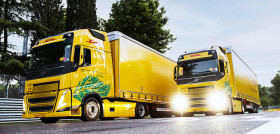 Photo DHL F1 biofuel trucks   010623