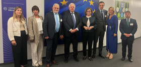 Foto FEBT con Adina Valean, Comisaria Europea de Transportes 20 06 2023