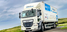 2 DAF LF Electric successfully completes EV Rally 2023