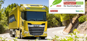 DAF XF 450 wins European Transport Award for Sustainability