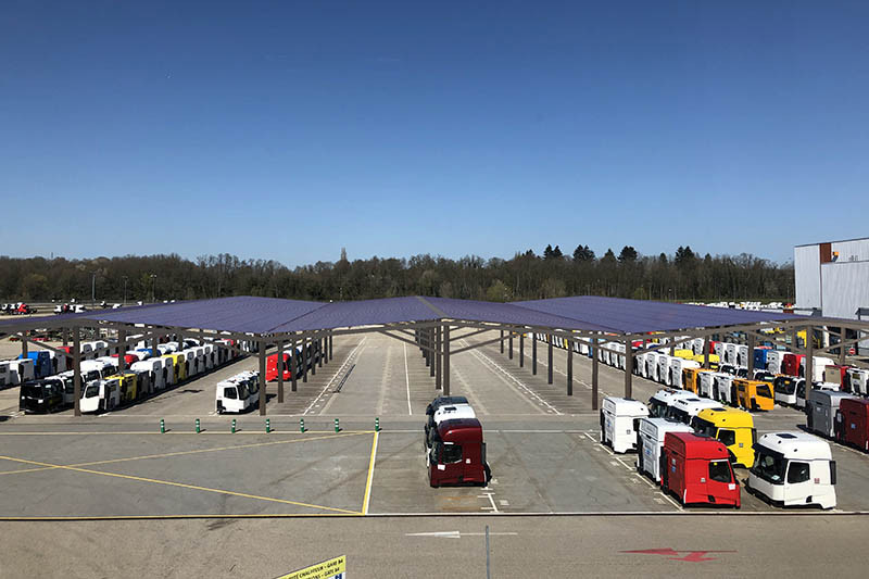 Renault Trucks Paneles Solares Bourg en Bresse 3D 1