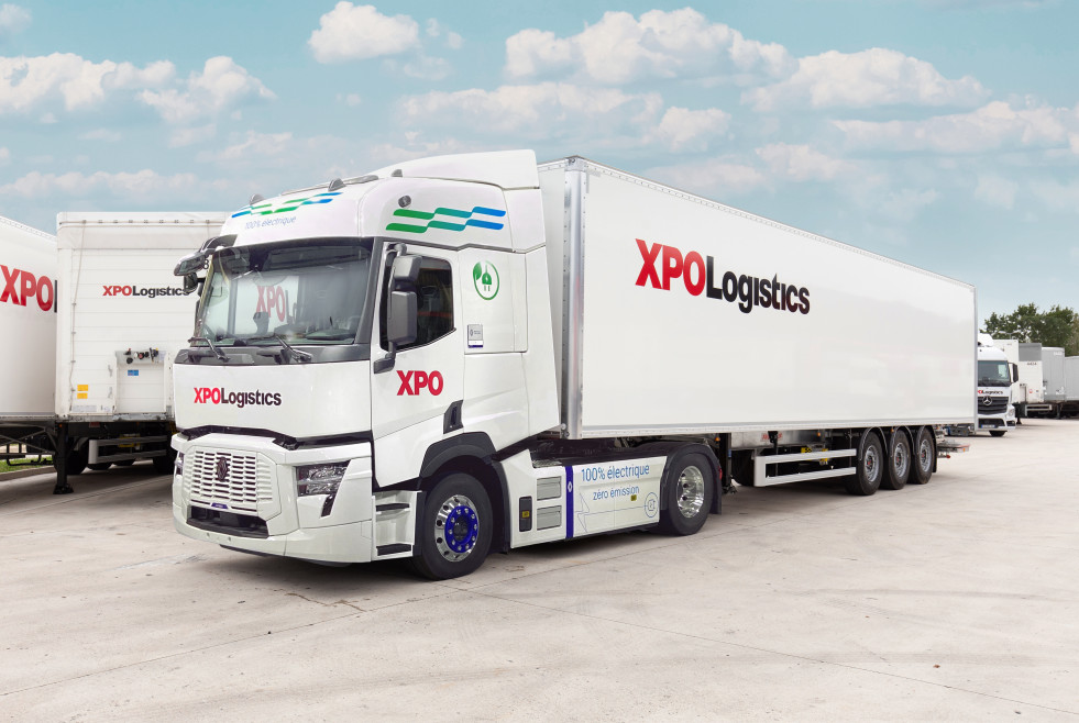 Camión eléctrico XPO Logistics