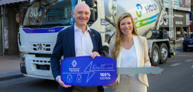 Entrega hormigonera eléctrica de Renault 2024