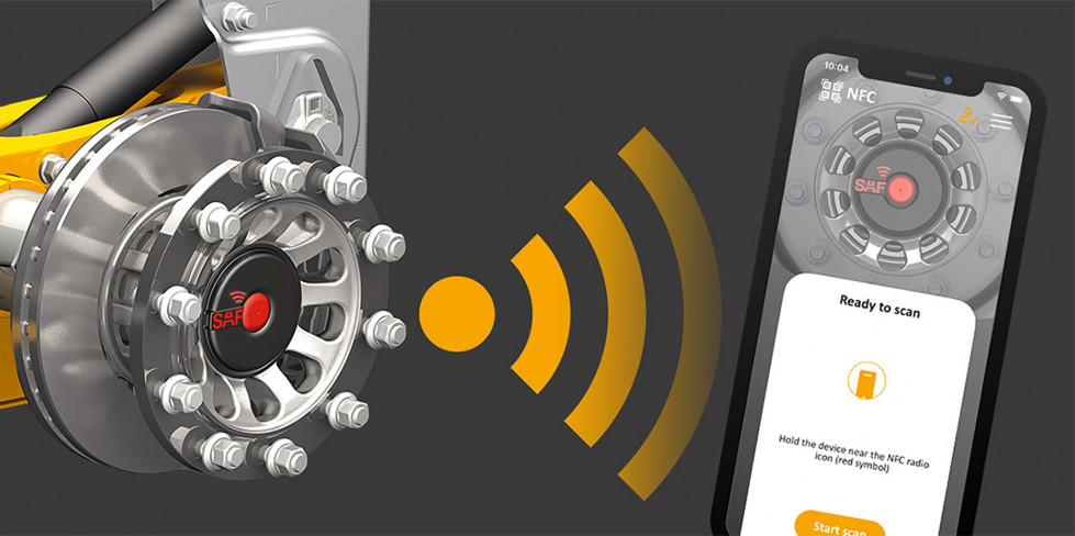SAF HOLLAND NFC Smartphone