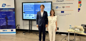 Ramón García y Ana González en la Asamblea Ordinaria de CEL 2024