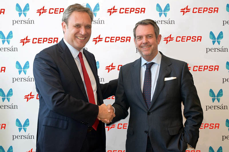 Imagen Josu00e9 Maru00eda Solana, director de Cepsa Quu00edmica y Antonio Somu00e9, CEO de Persu00e1n