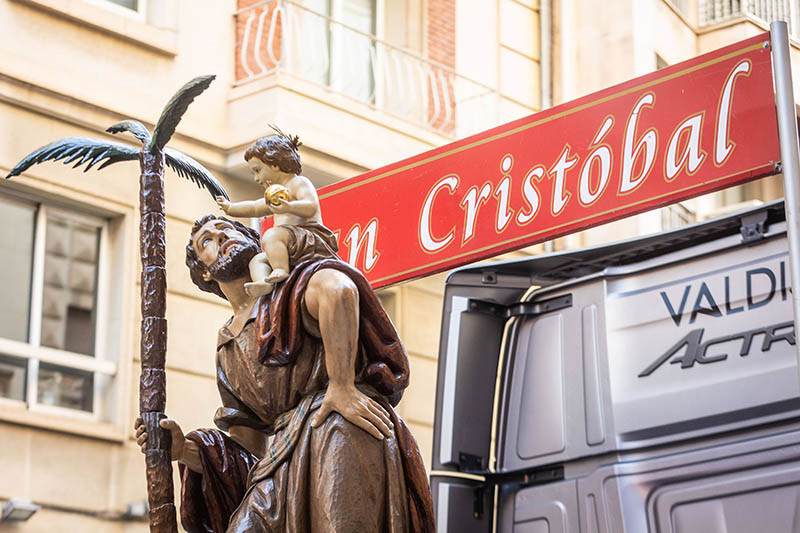 San Cristu00f3bal, patru00f3n de los conductores