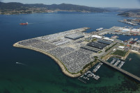 Puerto de Vigo trafico de vehiculos