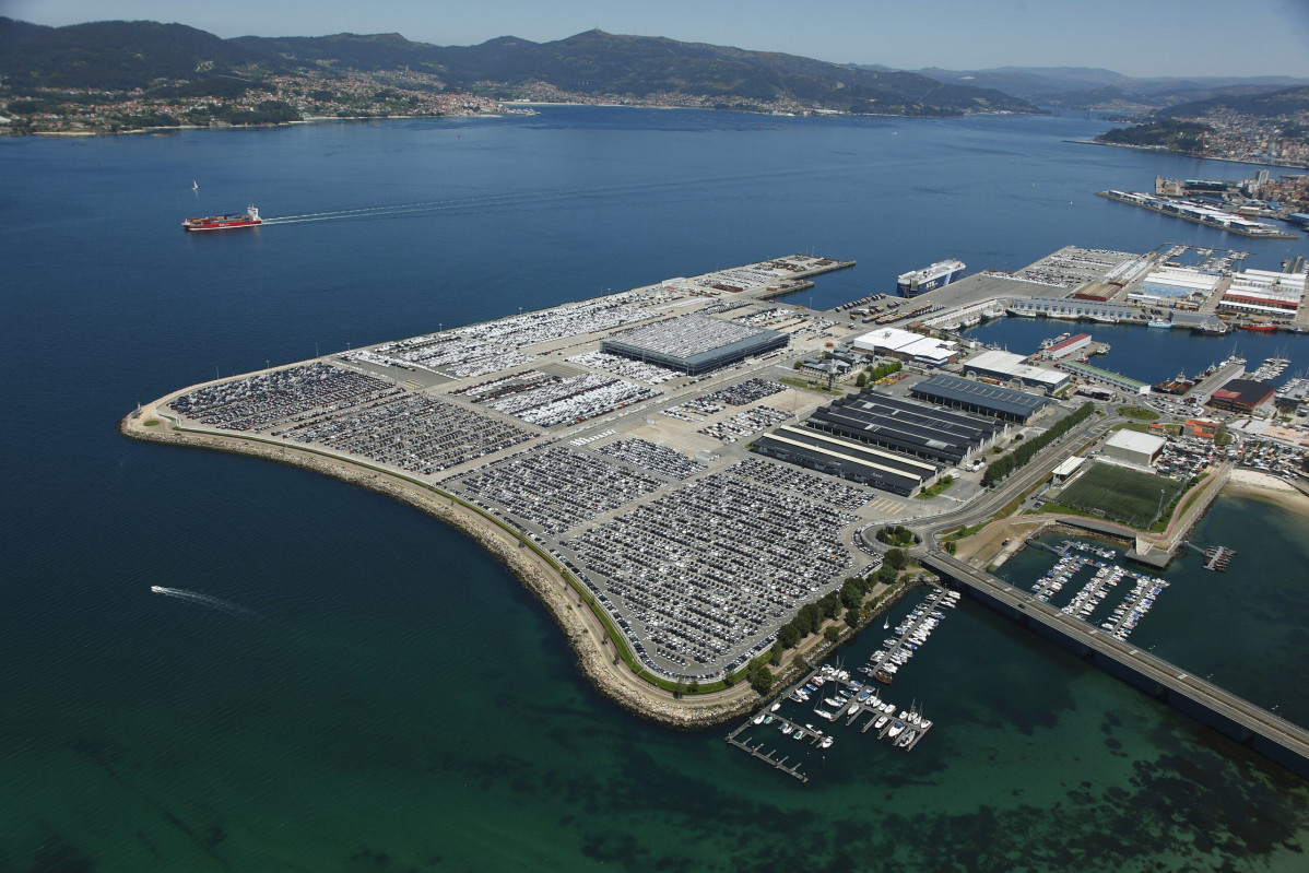 Puerto de Vigo trafico de vehiculos