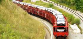 Coches en tren