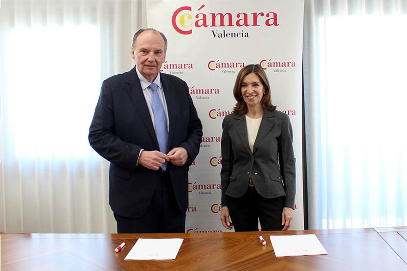 José Vicente Morata y Ana González, presidentes de Cámara de Valencia y CEL