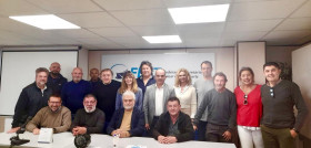 Foto firma convenio colectivo sector transporte mercancías 11 03 2025