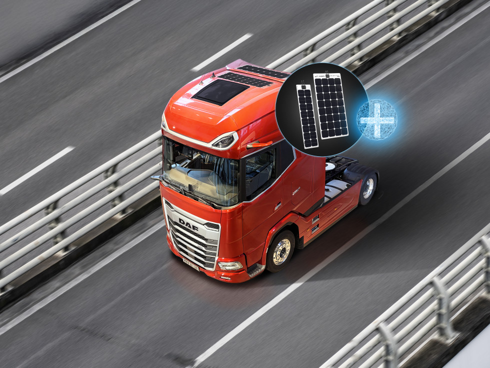 Solar panels on trucks less fuel less degradation 01