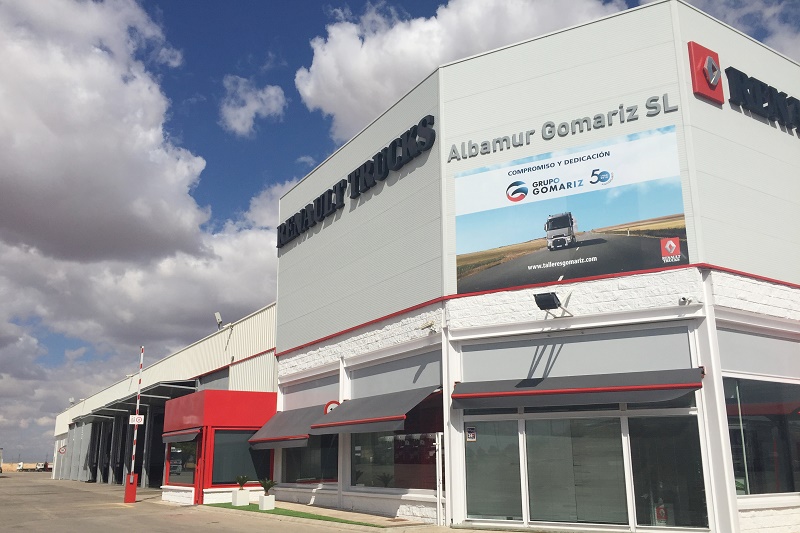 Renault Truclks expuso su gama de vehículos en Albamur Gomariz con motivo del 50 aniversario del Grupo Gomariz.