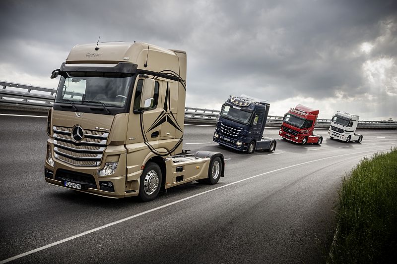 La firma de la estrella celebra el 20º aniversario del lanzamiento del Actros con una edición limitada conmemorativa de 200 unidades.