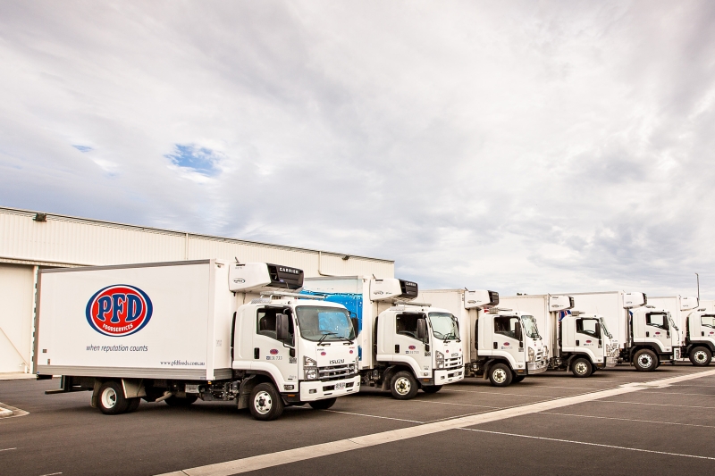 La flota de PFD Food Services está integrada por 650 vehículos.