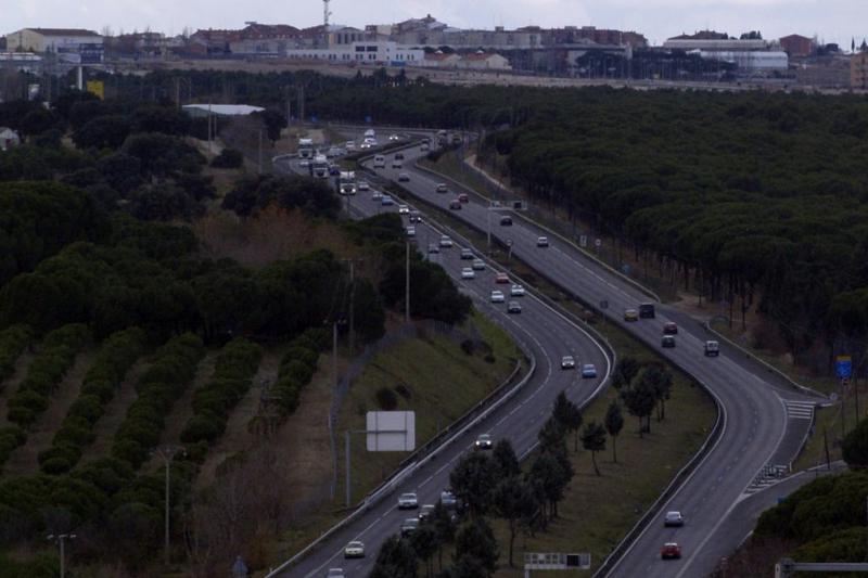 La ampliación de la autovía en las afueras de la capital descongestionará el acceso a Madrid./ FDV