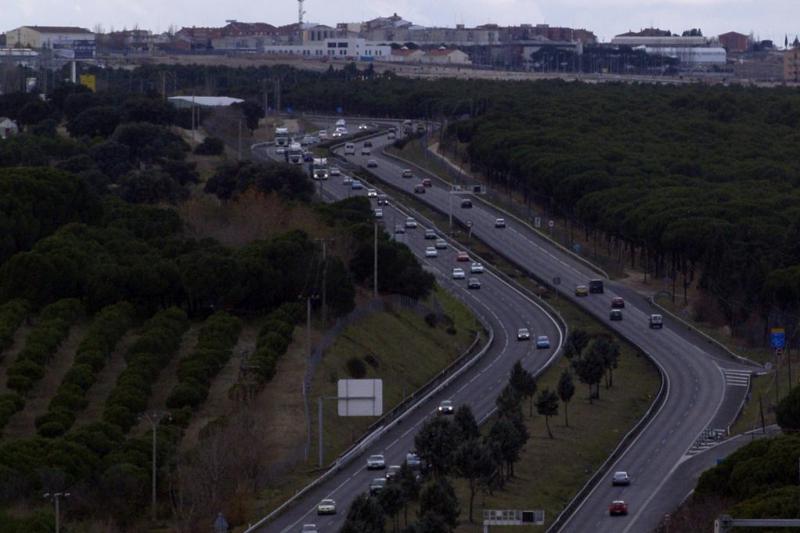 La ampliación de la autovía en las afueras de la capital descongestionará el acceso a Madrid./ FDV