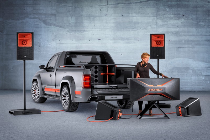 El Amarok Power dispone de un equipo musical de 5.000 vatios. 